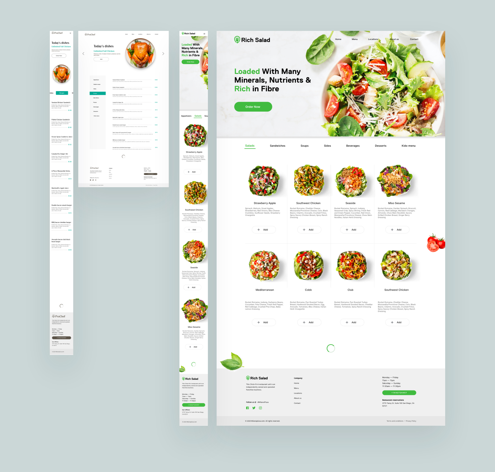 Restaurant Menu App - Development project by CodexStudio